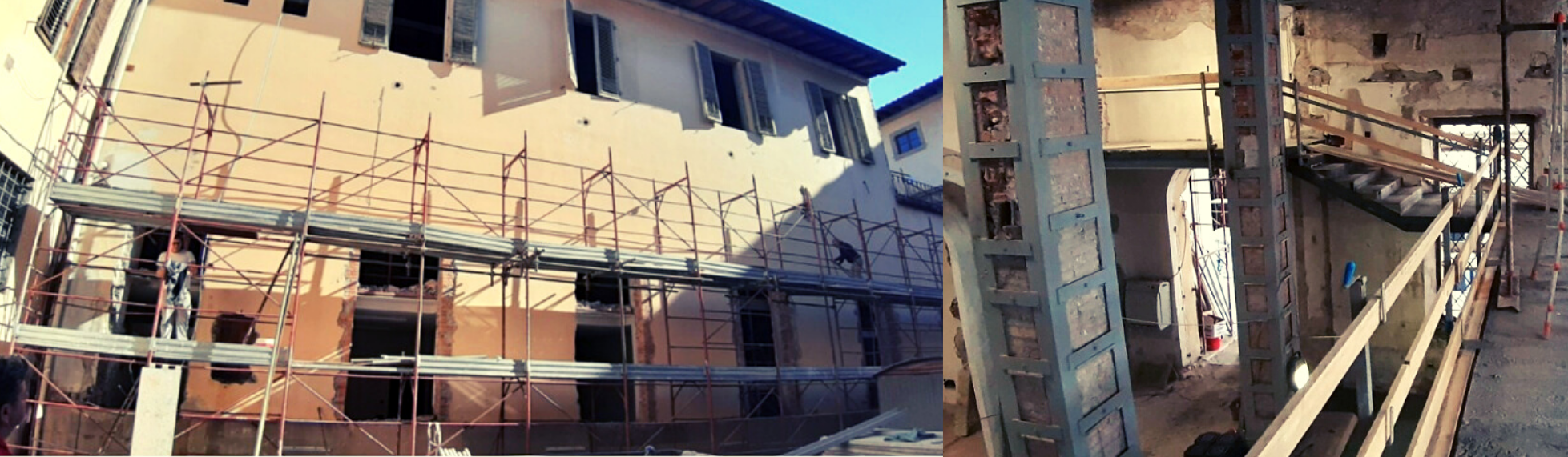 Palazzo Buontalenti_lavori in corso Palazzo Buontalenti_lavori in corso