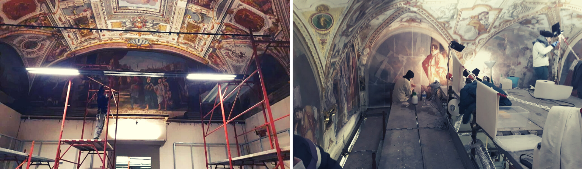 Palazzo Buontalenti_restauro affreschi